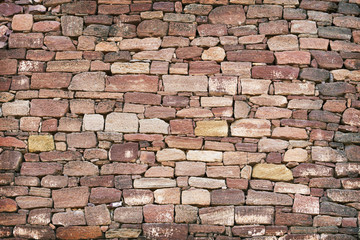 Surface of the walls of ancient ruins. Bacground