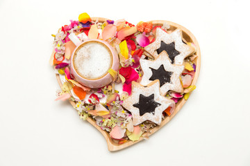 Romantisches Kaffeeset