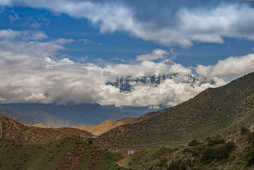 Górny Mustang widok na Annapurnę