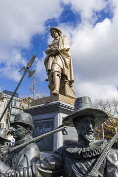 Denkmal von Rembrandt in Amsterdam