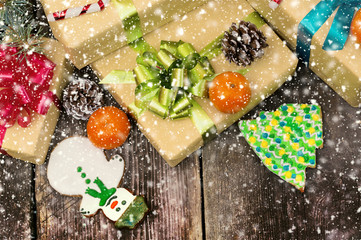 Christmas vintage backgrounds