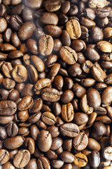 roasted coffee beans, can be used as a background