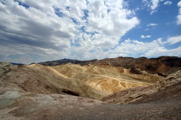 Desert hills that look like moon land