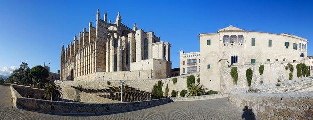 Majorca cathedral in balearic islands