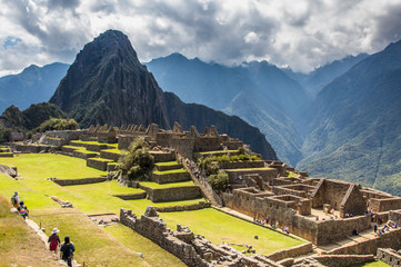 Machu Picchu Lost city of Inkas, new world wonder - obrazy, fototapety, plakaty