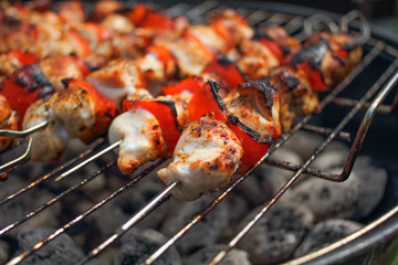  Chicken meat, BBQ