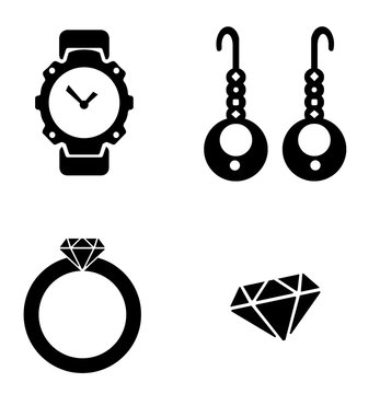Bijoux en 4 ic&ocirc;nes