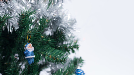 Christmas tree decorated