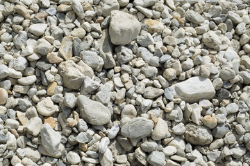 Piedras blancas.