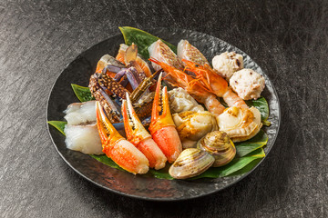 寄せ鍋の材料　 Japanese-style stew 