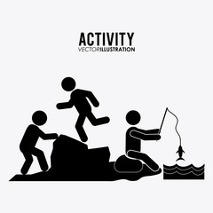 Activity icon design 