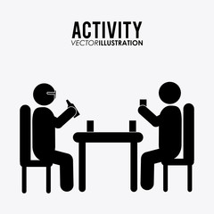 Activity icon design 