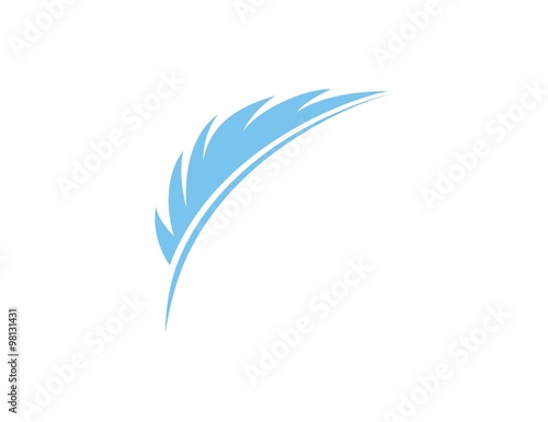 "Feather logo" Stock image and royalty-free vector files on Fotolia.com