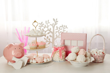 Candy bar at Birthday party for little girl