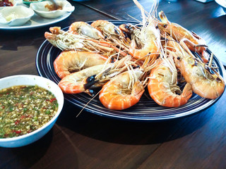 Grilled Giant River Prawn