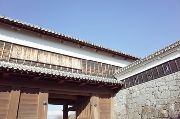 Fototapeta premium 熊本城の入り口