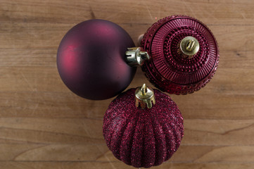 Three Ornament Closeup