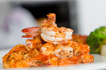  shrimp steak