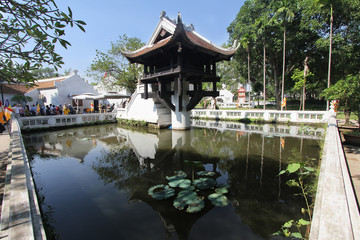Fototapeta premium One pillar pagoda in Hanoi, Vietnam