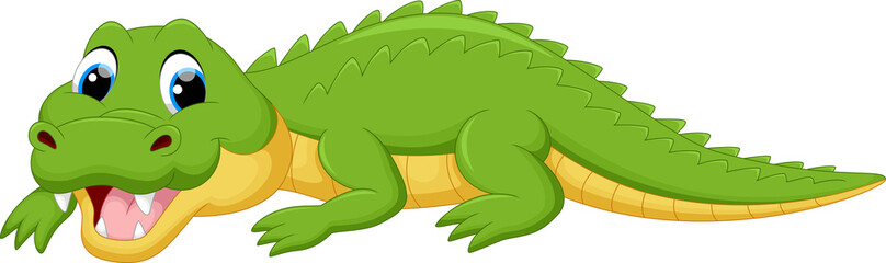 Fototapeta premium Crocodile cartoon