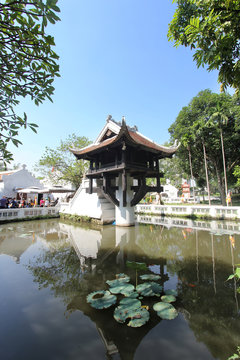 One Pillar Pagoda In Hanoi, Vietnam