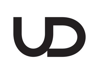 UD Letter Identity Monogram Logo © vectorlia