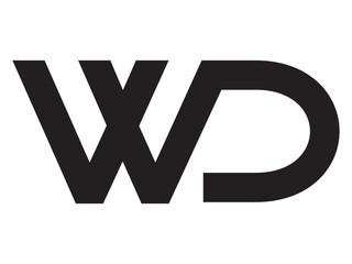 WD Letter Identity Monogram Logo