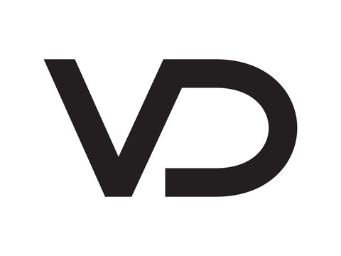 VD Letter Identity Monogram Logo