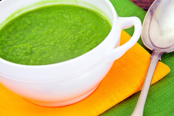 Dietary Soup Cream Puree of Green Peas