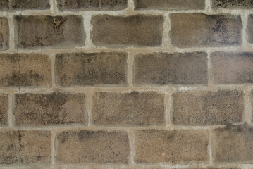 Vintage old brick wall background