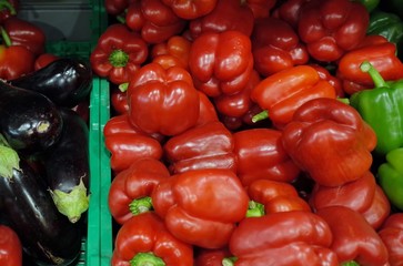 パプリカとナス