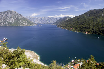 Fototapeta na wymiar Bay of Kotor, Montenegro