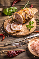 Pork roulade