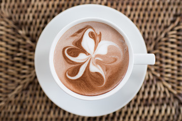 Hot chocolate art 