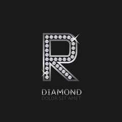 Fototapeta premium Letter R logo