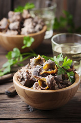 Sardinian traditional dish of murex brandaris