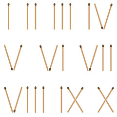 Illustration of Roman numerals