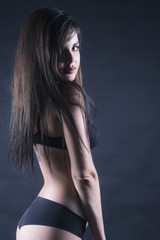 Fototapeta premium Sexy woman in ligerie