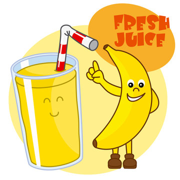 natural banana juice