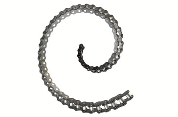 Bicycle Chain Spiral