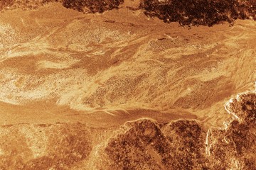 abstract soil after flood