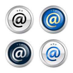 @ seal or icon. Silver seal or button with stars.