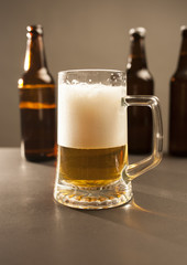 Beer, boattles, mug