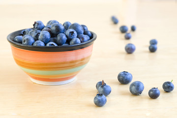 Blueberries in bowl
