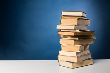 A stack of books