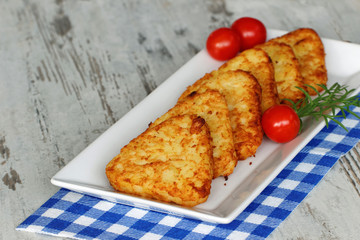 Gebratene Kartoffelecken