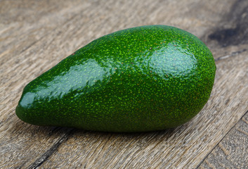Fresh green ripe avocado