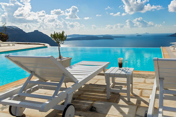 Pool and beautiful sea views