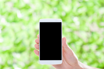 スマートフォン,緑の背景