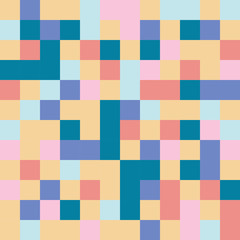 square mosaic pattern seamless